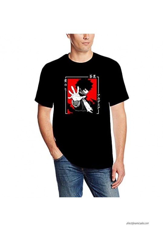 Anime Shirts My Hero Academia T-Shirts Dabi Shirts for Men Anime Clothes Tops