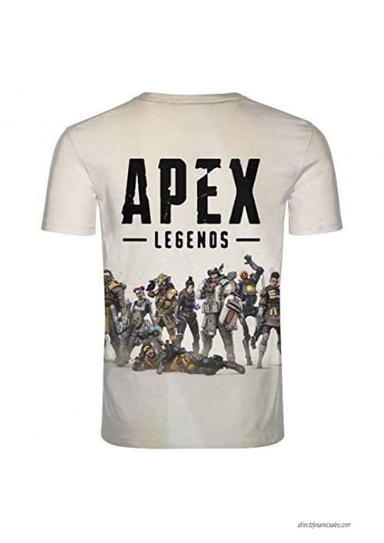 Apex Legends Men Fashion Summer T-Shirts Casual Crewneck
