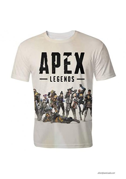 Apex Legends Men Fashion Summer T-Shirts Casual Crewneck