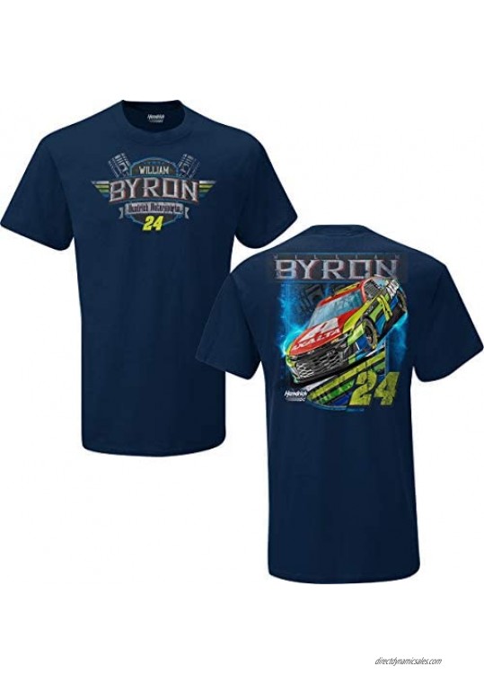 Classic Ink William Byron 2021 Axalta Piston Car T-Shirt Blue
