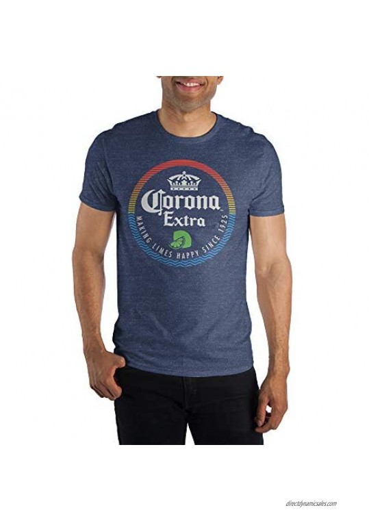 Corona Limes Happy Navy T-Shirt