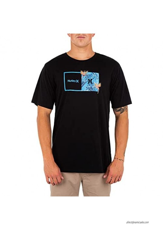 Hurley Men's Everyday Washed Double Up Tropics Short Sleeve T-Shirt