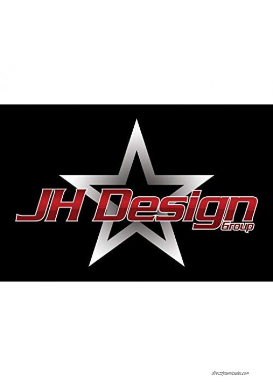 JH DESIGN GROUP Men's Dodge Emblem Black Crew Neck T-Shirt