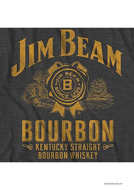 Jim Beam Mens Bourbon Shirt Bourbon Whiskey Logo Shirt Graphic Shirt