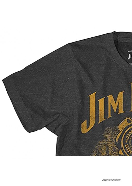 Jim Beam Mens Bourbon Shirt Bourbon Whiskey Logo Shirt Graphic Shirt