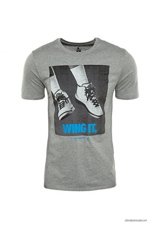 Jordan AJ "Wing It" Men's T‑Shirt  Grey X-Large