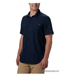 Columbia Men's Silver Ridge Lite Short Sleeve Shirt  Collegiate Navy  2X Tall