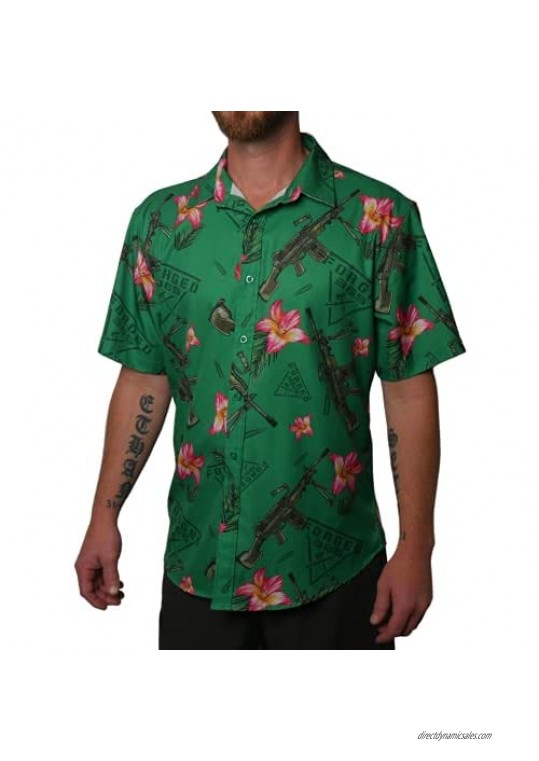 Forged 365 Men's WPNZD MG Hawaiian Party Shirt