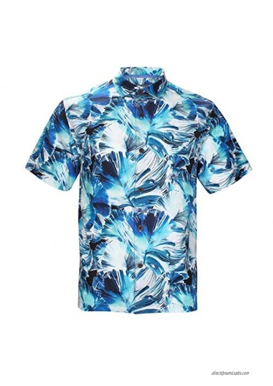 Havana Breeze Men's Relaxed-Fit 100% Linen Shirt L