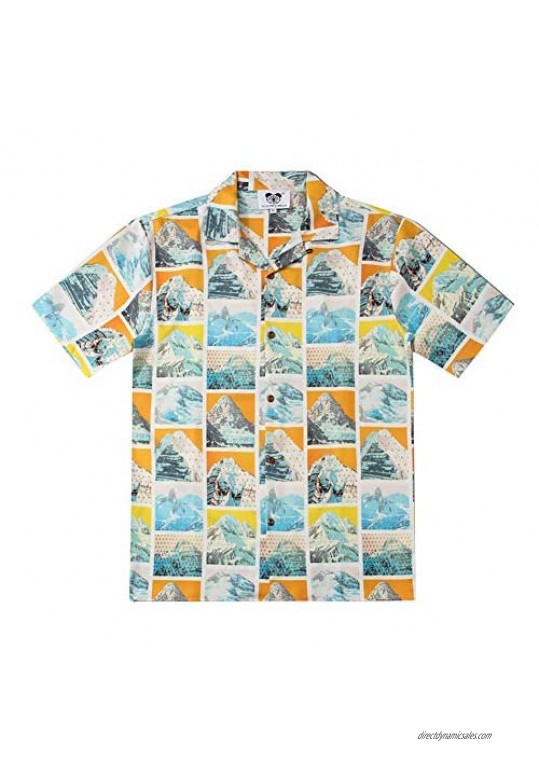 Hawaiian Shirts for Men Button Up - Funny Short Sleeve Button Down Aloha Shirts