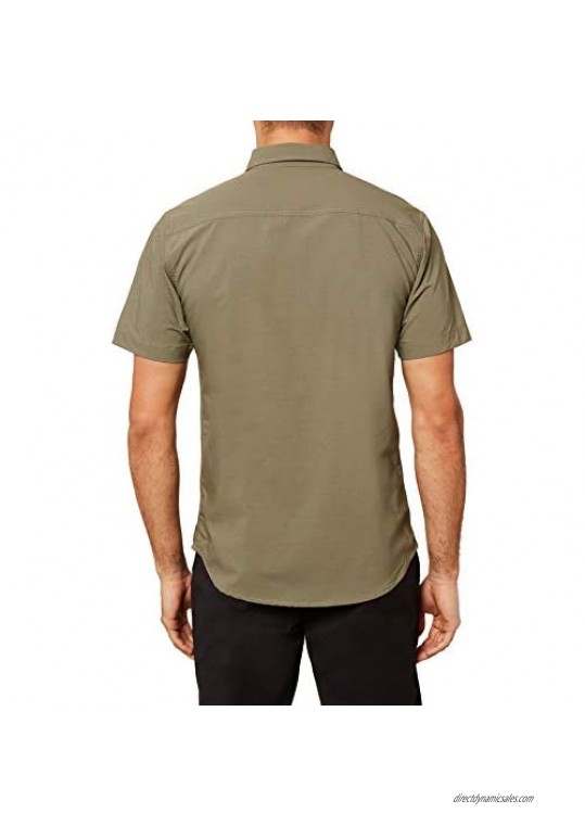 O'NEILL Men's Modern Slim Fit Short Sleeve Button Down Shirt