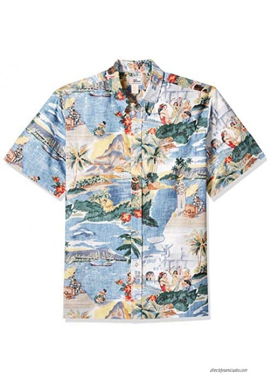 Reyn Spooner Men's Transpac 40’s Spooner Kloth Classic Hawaiian Shirt