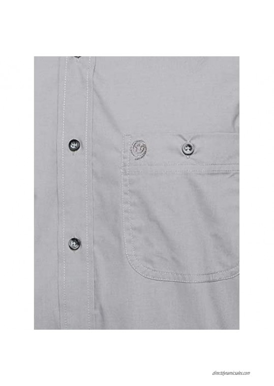 Wrangler Men's George Strait One Pocket Button Long Sleeve Woven Shirt
