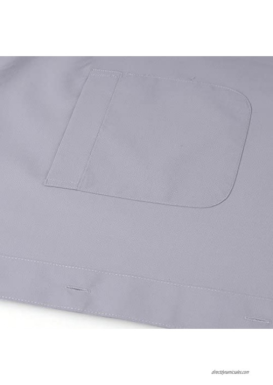 Amanti Silver Colored Men's Dress Shirt Long Sleeve Classic 18.5-34/35