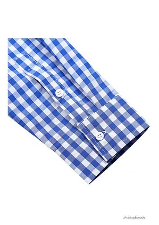 Clearlove Men's German Bavarian Oktoberfest Stylish Long Sleeve Slim Fit Classical Shirt