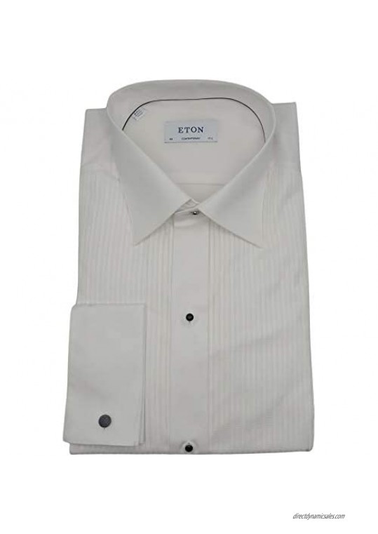 Eton Men's White Contemporary Fit Dress Shirt - 44-17.5 (XL)