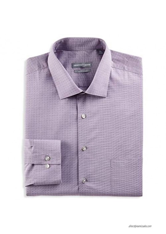 Geoffrey Beene Dobby Dress Shirt Purple