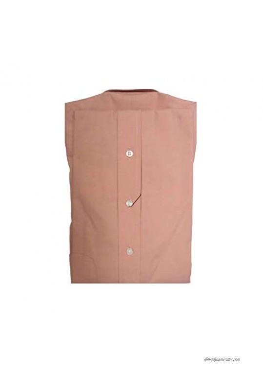 Gold Label Roundtree & Yorke Non-Iron Fitted Button Down Solid Dress Shirt G16A0072 Terracotta