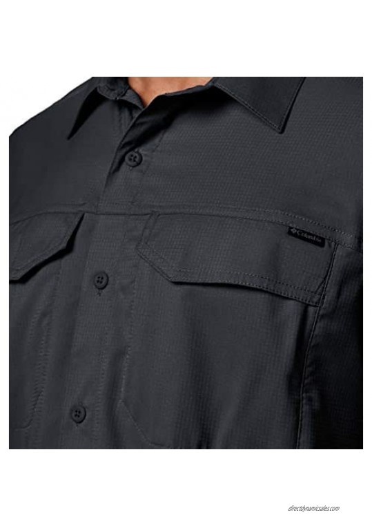 Columbia Men's Silver Ridge Lite Short Sleeve Shirt Black Medium