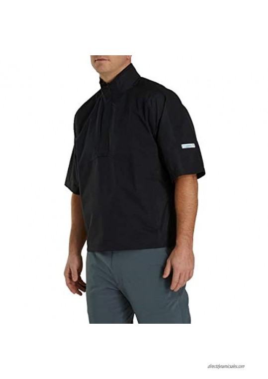 FootJoy FJ Hydrolite Short Sleeve Rain Shirt - Black Small