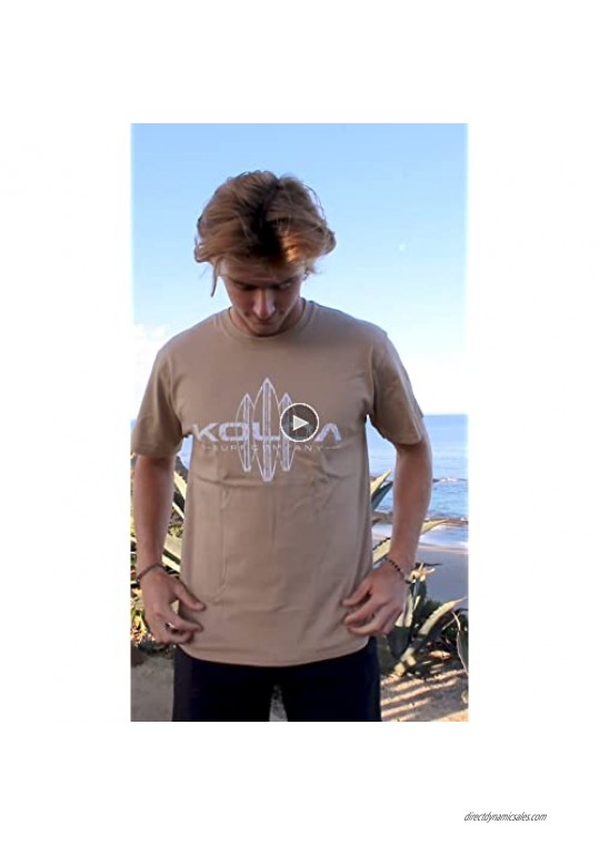 Koloa Vintage Surfboard Logo T-Shirts in Regular Big and Tall Sizes