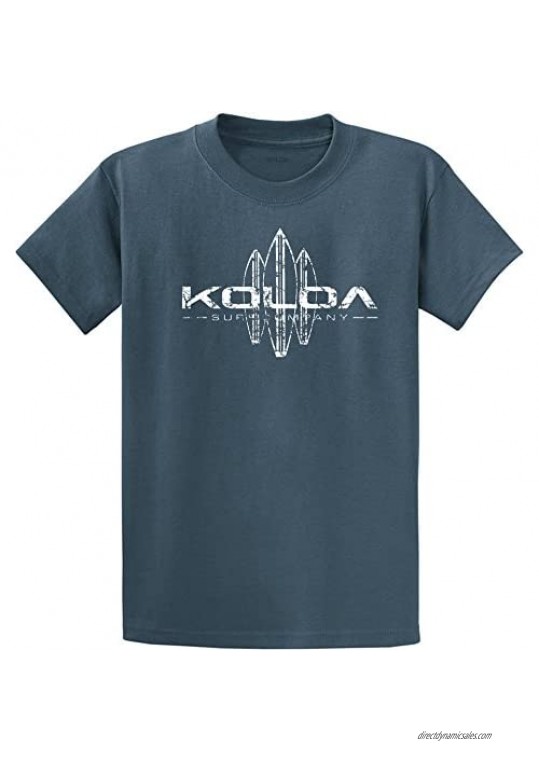 Koloa Vintage Surfboard Logo T-Shirts in Regular Big and Tall Sizes