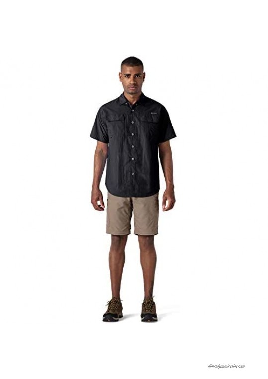 Naviskin Men's Quick Dry Hiking Fishing Shirt UPF 50+ Sun Protection Lightweight Outdoor Short Sleeve Shirt