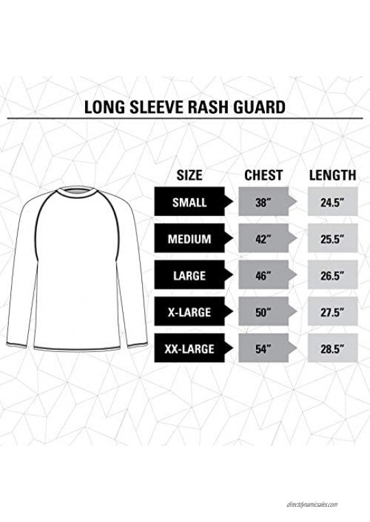 NHL Mens Long Sleeve Performance Active Wear Rash Guard Shirt