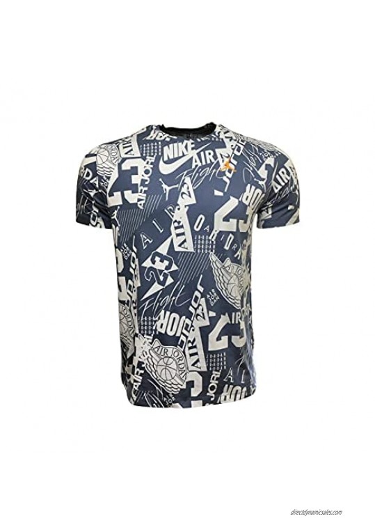 Nike Men's T-Shirt 100% Cotton Active BQ5565 Blue (X-Large)