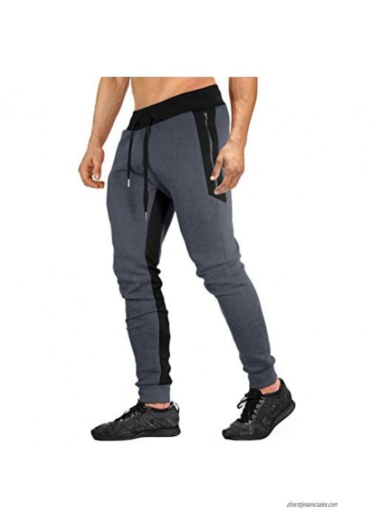 EKLENTSON Mens Jogger Sweatpants Cotton Casual Pants for Jogging Running Training