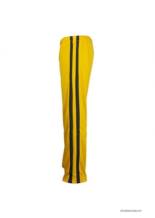 JL Sport Authentic Brazilian Capoeira Martial Arts Pants - Unisex (Yellow)