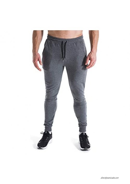 Manwan walk Men's Gym Jogger Pants Training Workout Athletic Slim Fit Sweatpants with Pockets
