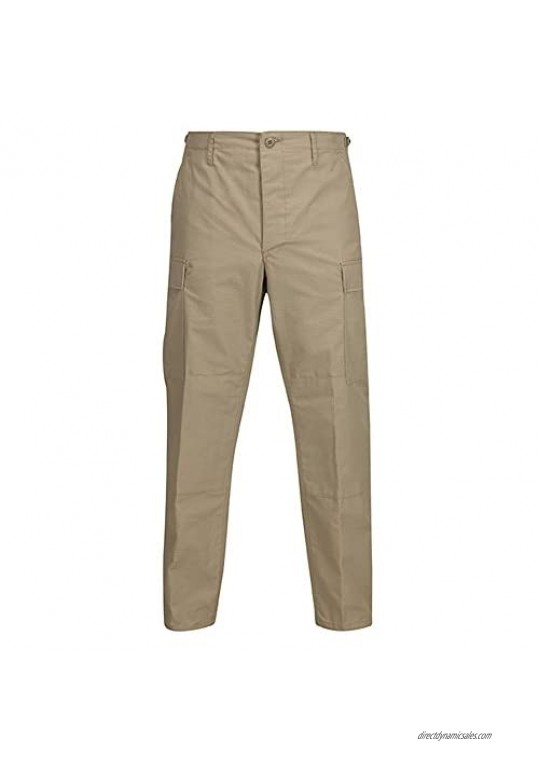 Propper Men's Uniform BDU Trouser Khaki 60% Cotton 40% Polyester Medium Long