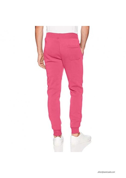 WT02 Young Men's Jogger Fleece Pants Deep Pink 3X-Large