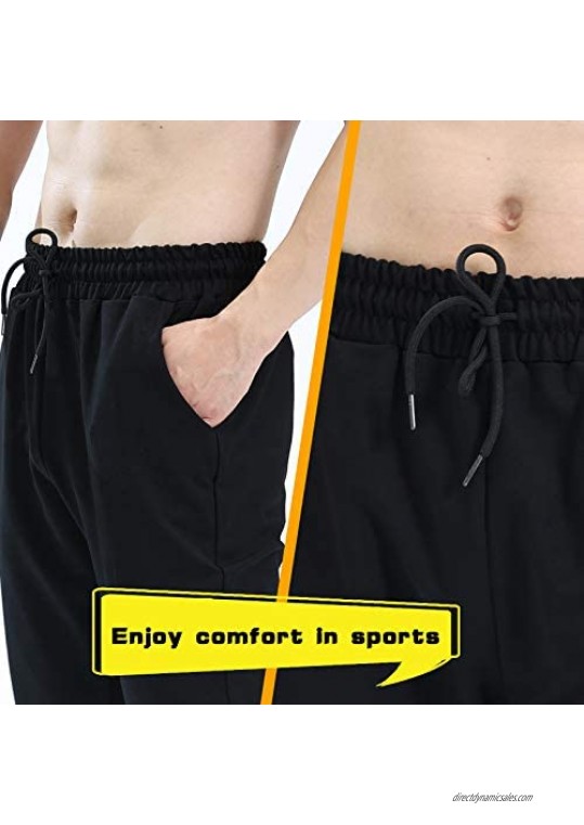 ZPYTF Men's Sweatpants Casual Jogger Pants Athletic Running Pants Men's Drawstring Training Pants