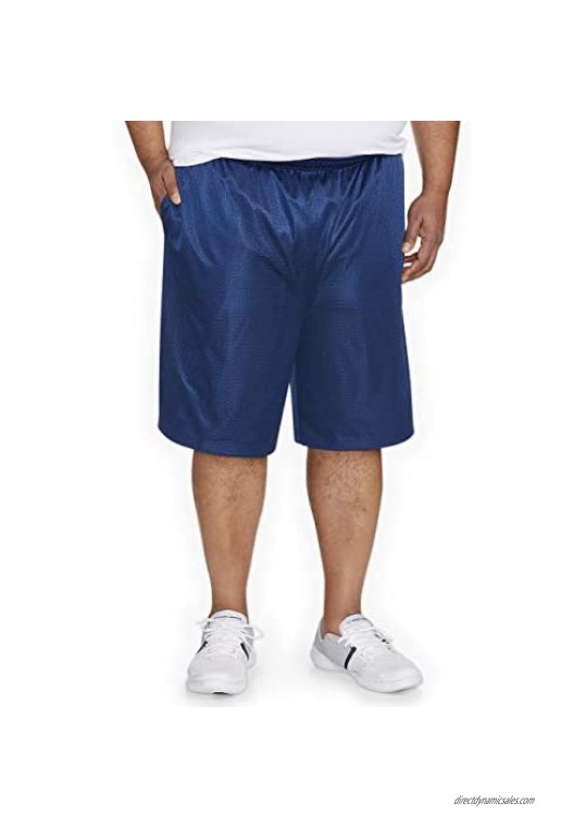  Essentials Men's Big & Tall Mesh Basketball Short fit by DXL