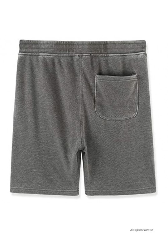 Estepoba Mens Casual Athletic Fit Comfort Soft Fleece Workout Gym Pockets Short