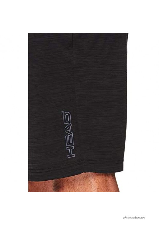 HEAD Men's Performance Workout Gym & Running Shorts w/Elastic Drawstring Waistband & Pockets