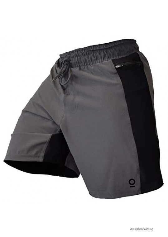 OPTIMAL HUMAN Men's WOD Workout Shorts - Best for Crossfit Bodybuilding Running Athletic Gym Workouts Active Perfomance