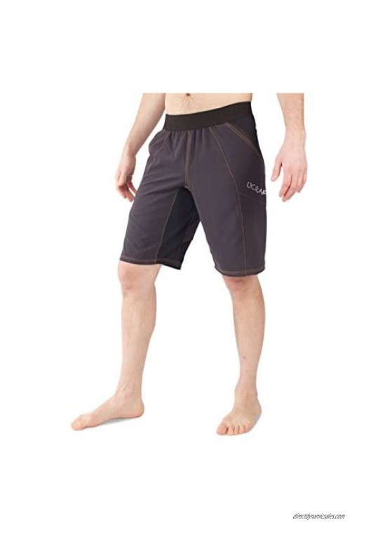 Ucraft Climbing Anti-Gravity Shorts. Stretchy  Lightweight and Breathable Multisport Shorts.