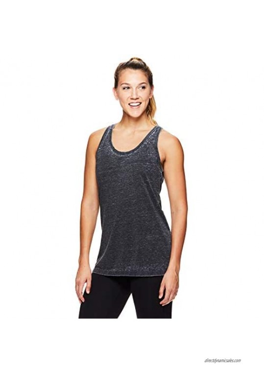 Gaiam Women's Open Back Yoga Tank Top - Sleeveless Racerback Workout & Gym Shirt