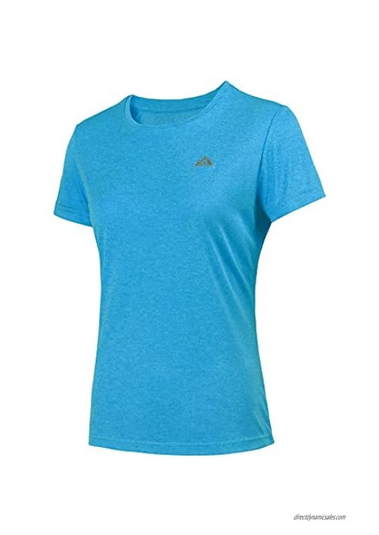Women's Short Sleeve Shirt UPF 50+ Sun Protection SPF Lightweight Quick Dry T-Shirts Workout Hiking Running