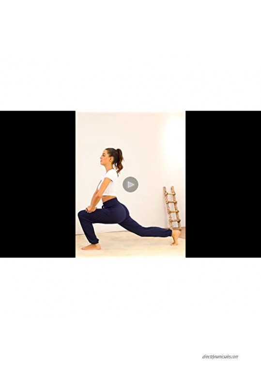 Envlon Womens Joggers Loose Lightweight Yoga Sweatpants Drawstring Workout Jogging Pant Casual Soft Lounge Pants with Pockets