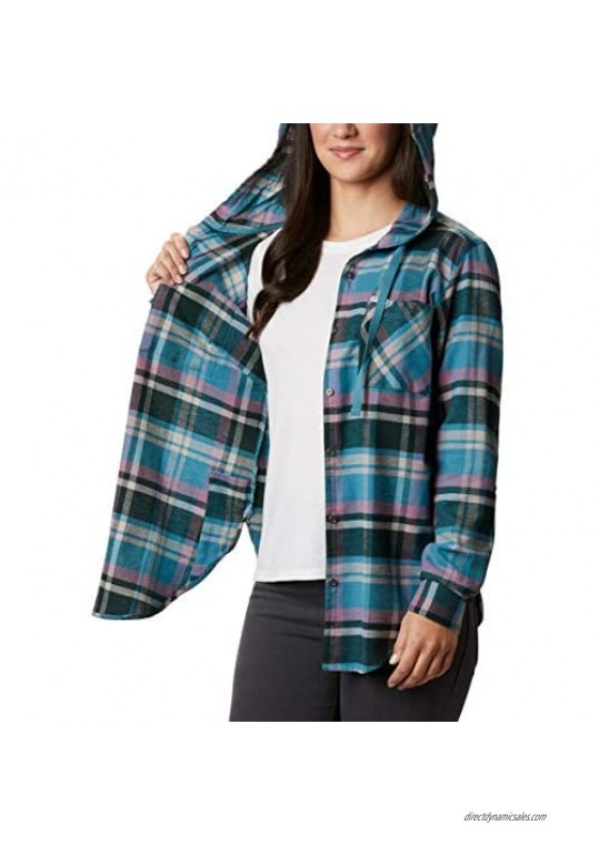 Columbia Women's Anytime Stretch Hooded LS Shirt