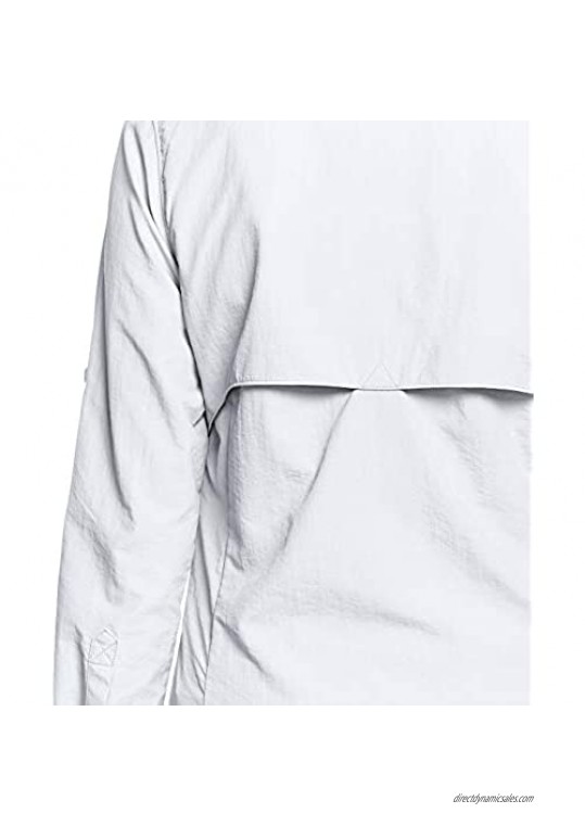 CQR Women's UPF 50+ Long Sleeve Hiking Shirts Quick Dry Outdoor UV/Sun Protection Button Down Shirts