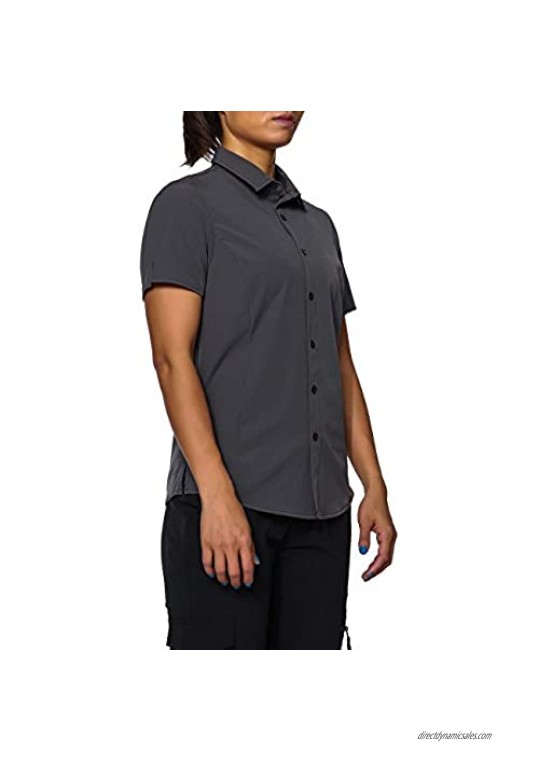 Nonwe Women's Camping Shirts Roll-Up Long Sleeve Quick Dry