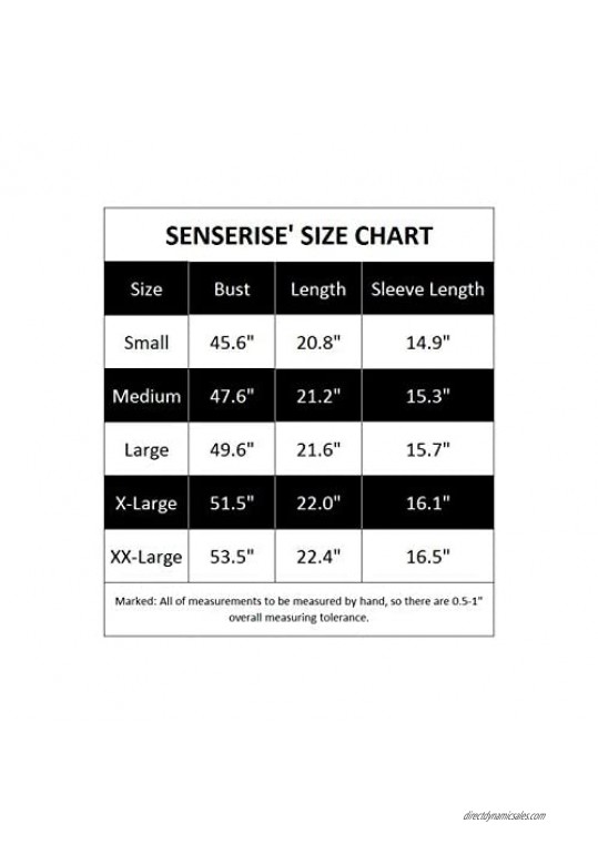 SENSERISE Womens Off The Shoulder Tops Casual Loose Chiffon Bell Sleeve Blouse Shirts