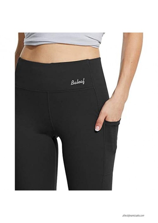 BALEAF High Waisted Yoga Leggings with Pockets for Women Buttery Soft Athletic Compression Pants Exercise Running