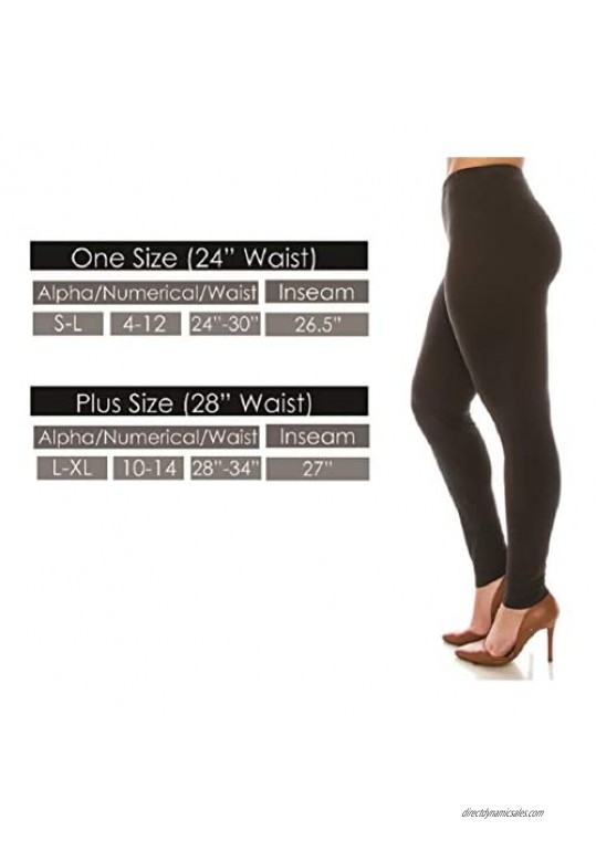 Women’s High Waist Workout Leggings - Casual Stretch Lightweight Sports Yoga Running Athletic Lounge Pants Regular Plus Size
