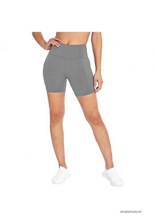 Mippo Bike Shorts for Women Yoga Shorts Women's Athletic Shorts with Pockets